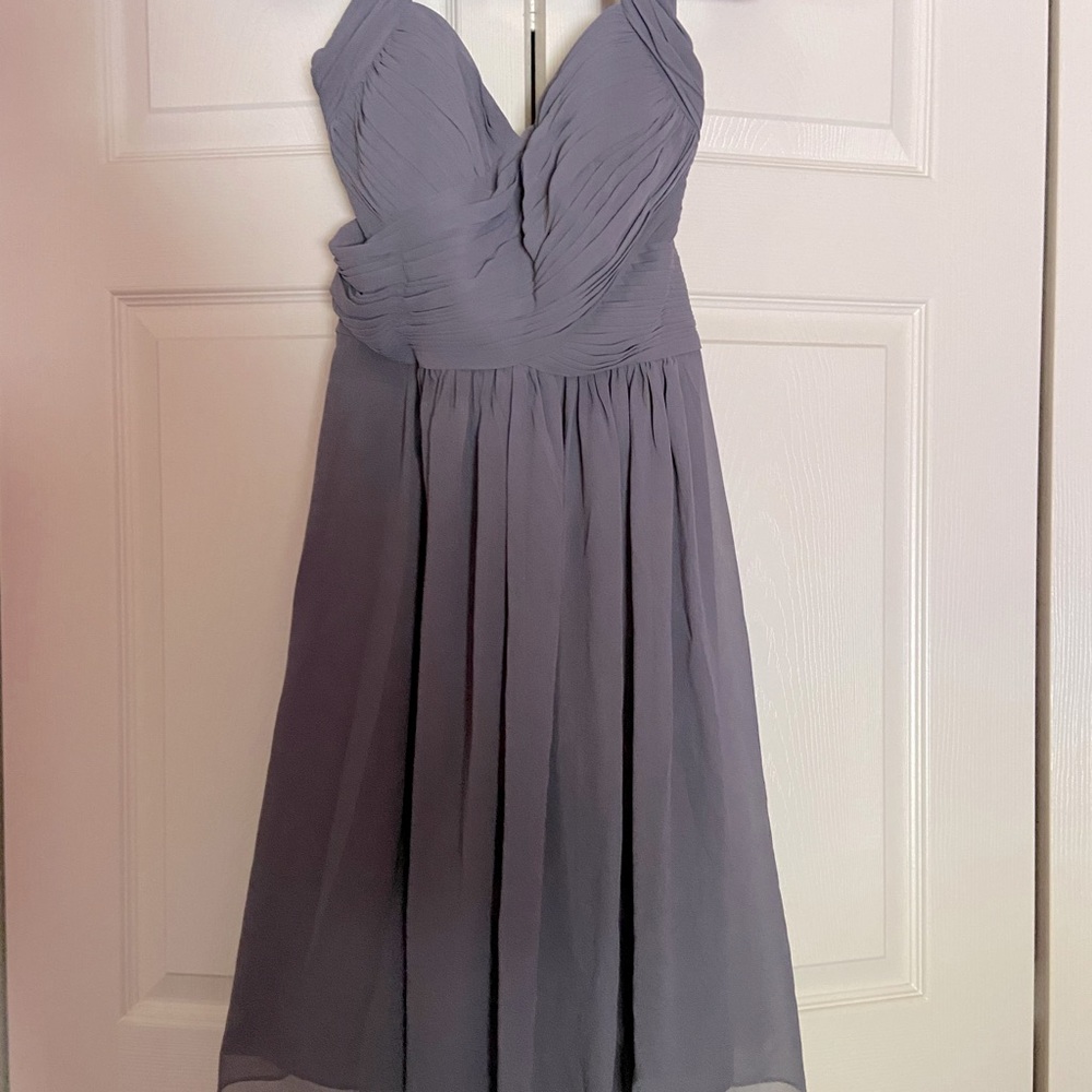 Bill Levkoff Gray Dress